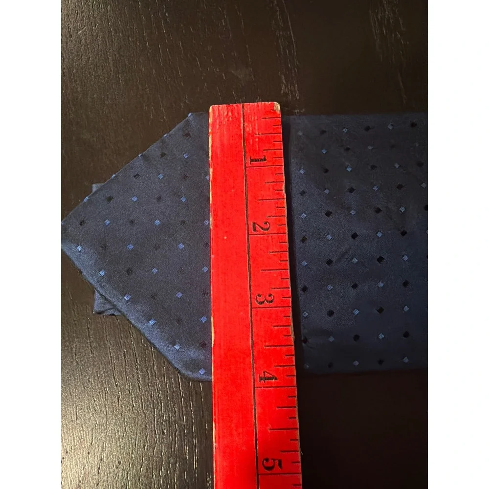 Michael‎ Newell Mens Silk Tie Blue Mini Diamond Pattern